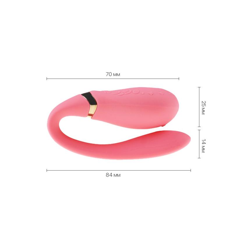 SO6669 Смартвибратор для пар Zalo — Fanfan Rouge Pink