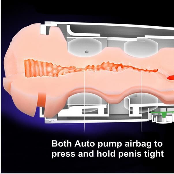 SO1714 Интеллектуальный мастурбатор Leten EVA с вибрацией, автоматическим сжатием и голосом