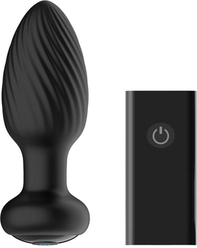 SO8697 Анальная пробка Nexus TORNADO Remote Control Rotating Butt Plug - Black