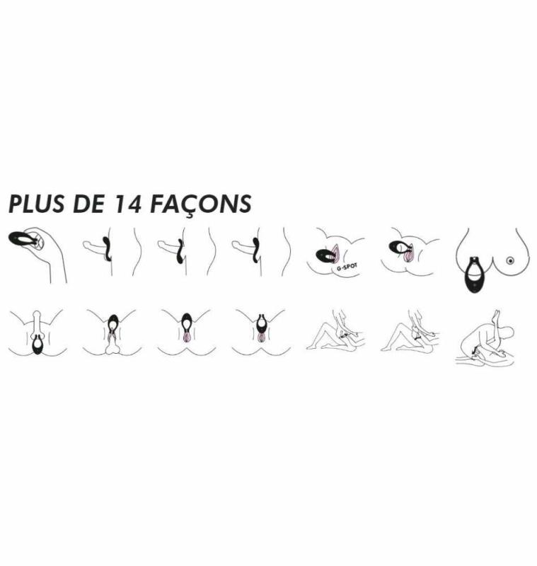 SO2305 Вібратор для пар Satisfyer Endless Love Blue, 3 незалежні мотори, багатофункціональний