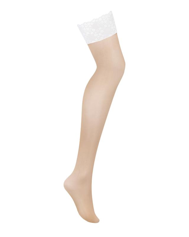 SO8183 Чулки Obsessive Heavenlly stockings XL/2XL, широкая резинка