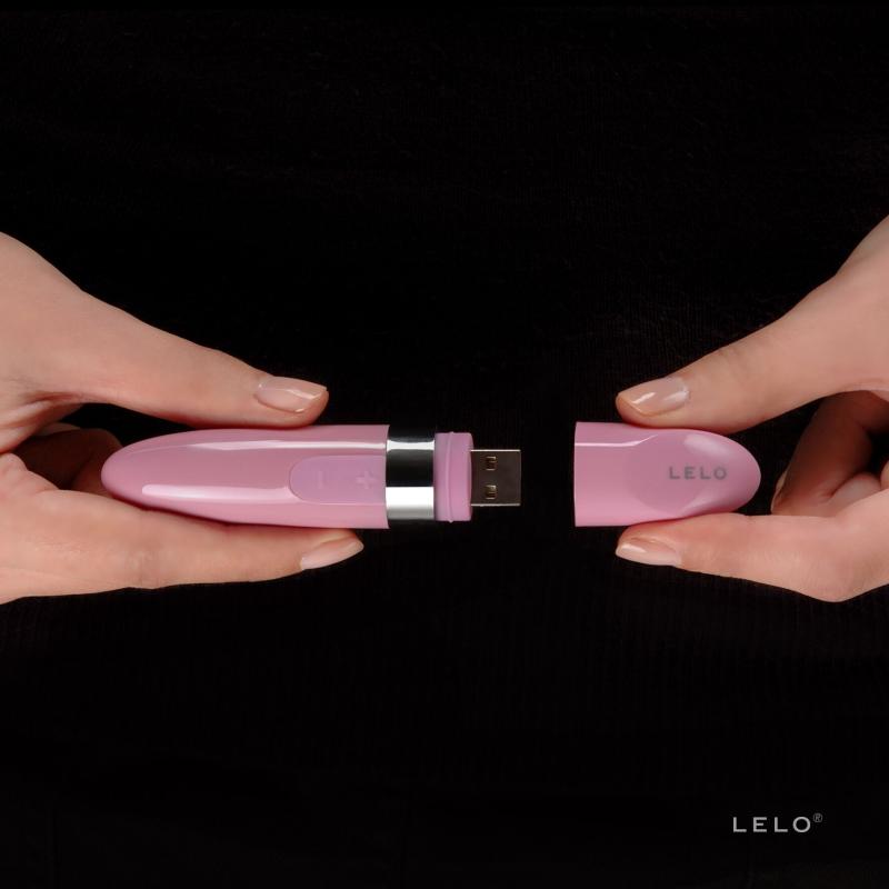 SO8687 Шикарная вибропуля LELO Mia 2 Petal Pink, 6 режимов, мощные вибрации, водонепроницаемая