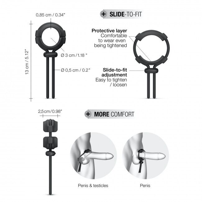 SO5078 Регулируемое эрекционное кольцо Dorcel FIT RING