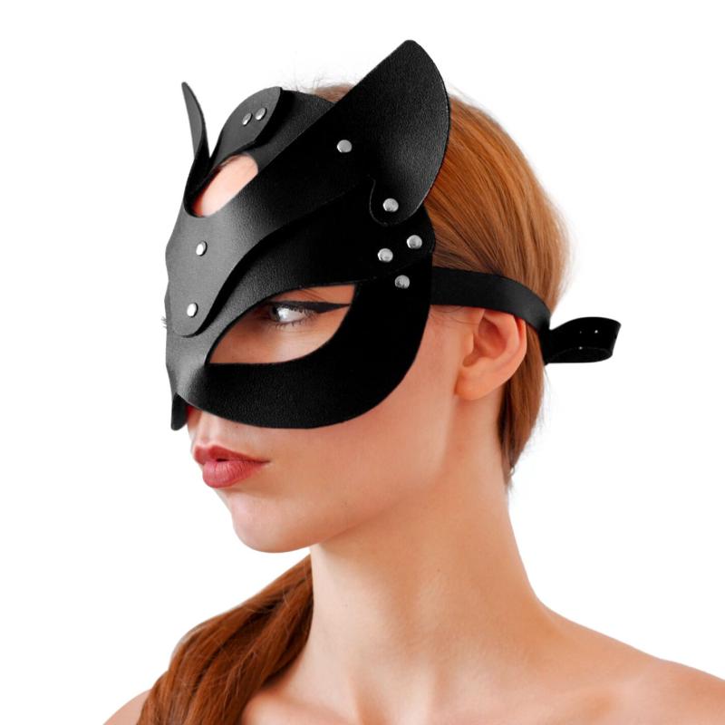 SO7479 Маска Кошечки Art of Sex - Cat Mask, Черный