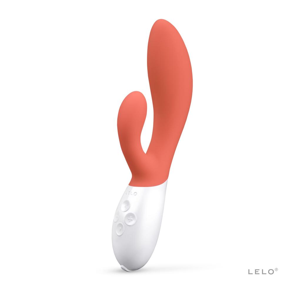 SO8078 Вибратор-кролик LELO Ina 3 Coral, 10 режимов вибрации, мощный мотор