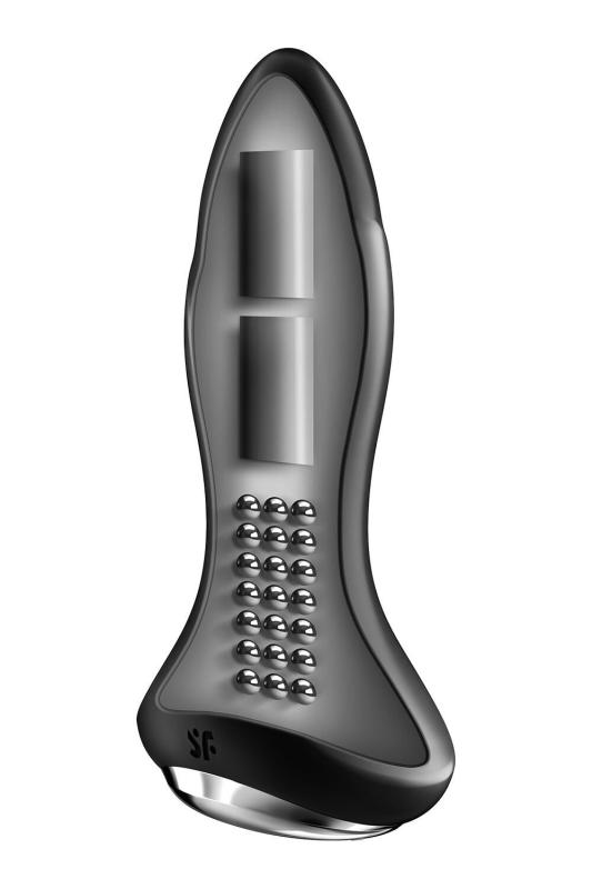 SO6278 Анальная смарт-вибропробка с жемчужным массажем Satisfyer Rotator Plug 1+ Black