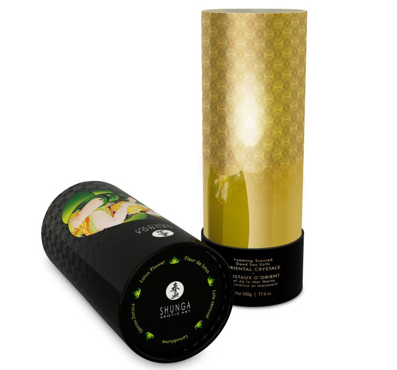 SO5964 Соль для ванны Shunga Oriental Crystals Bath Salts ORGANIC - Lotus Flower (500 г) соль Мертвого моря