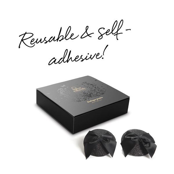 SO2667 Пэстис Bijoux Indiscrets Burlesque pasties GLITTER and BOW