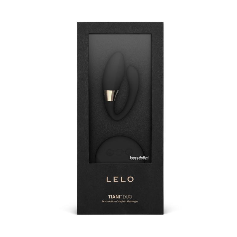 SO8117 Вибратор для пар LELO Tiani Duo Black, 2 мотора, пульт ДУ