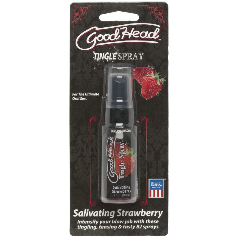 SO3492 Спрей для минета Doc Johnson GoodHead Tingle Spray – Strawberry (29 мл) со стимулирующим эффектом