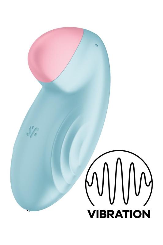 SO7142 Смарт-вибратор для клитора Satisfyer Tropical Tip Light Blue