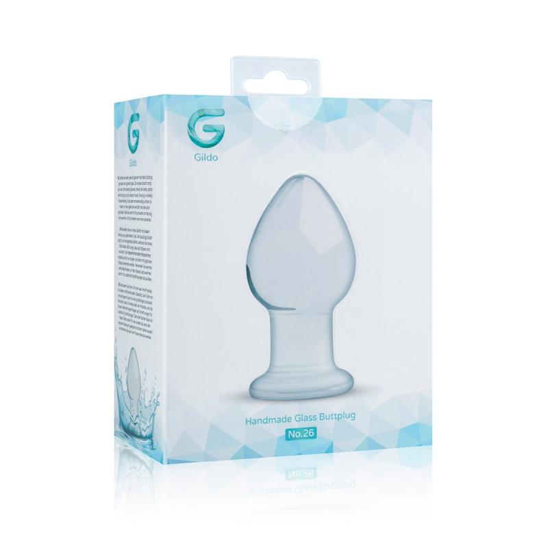 SO4420 Скляна анальна пробка Gildo Glass Buttplug No. 26
