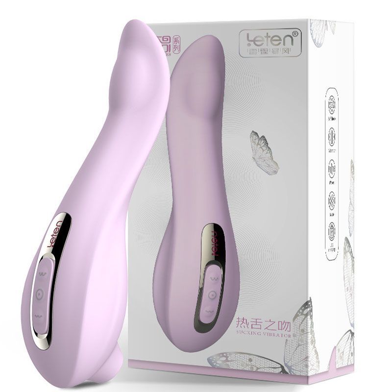 SO3021 Вакуумный вибратор 3-в-1 Leten Sucking Vibrator (вакуум, вибрация, массажные движения язычка)