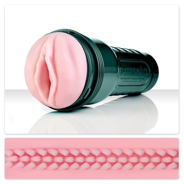 F17347 Мастурбатор с вибрацией Fleshlight Vibro Pink Lady Touch, три вибропули, стимулирующий рельеф