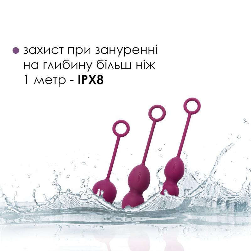 SO4831 Набор вагинальных шариков со смещенным центром тяжести Svakom Nova Violet