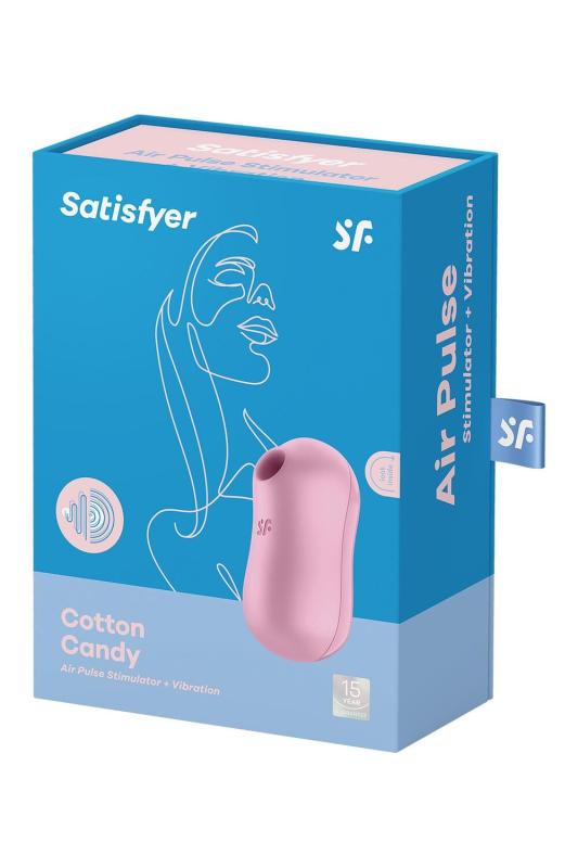 SO6283 Вакуумный стимулятор с вибрацией Satisfyer Cotton Candy Lilac