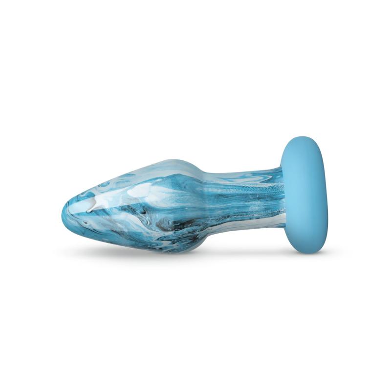 SO8895 Стеклянная анальная пробка Gildo - Ocean Curl Glass Butt plug
