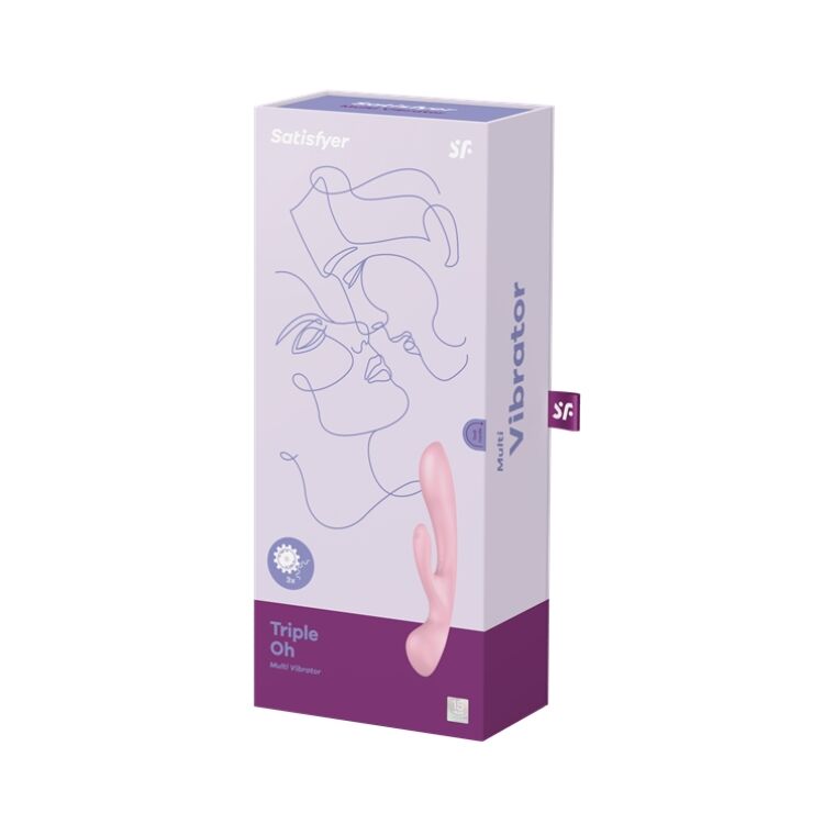 SO7780 Вибратор-кролик Satisfyer Triple Oh Pink