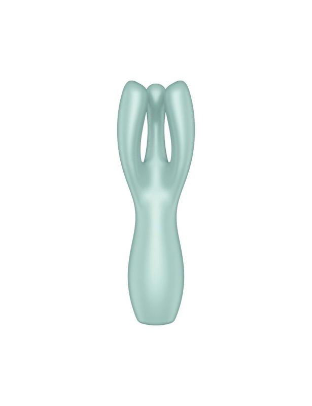 SO6102 Клиторальный вибратор Satisfyer Threesome 3 Mint с тремя пальчиками
