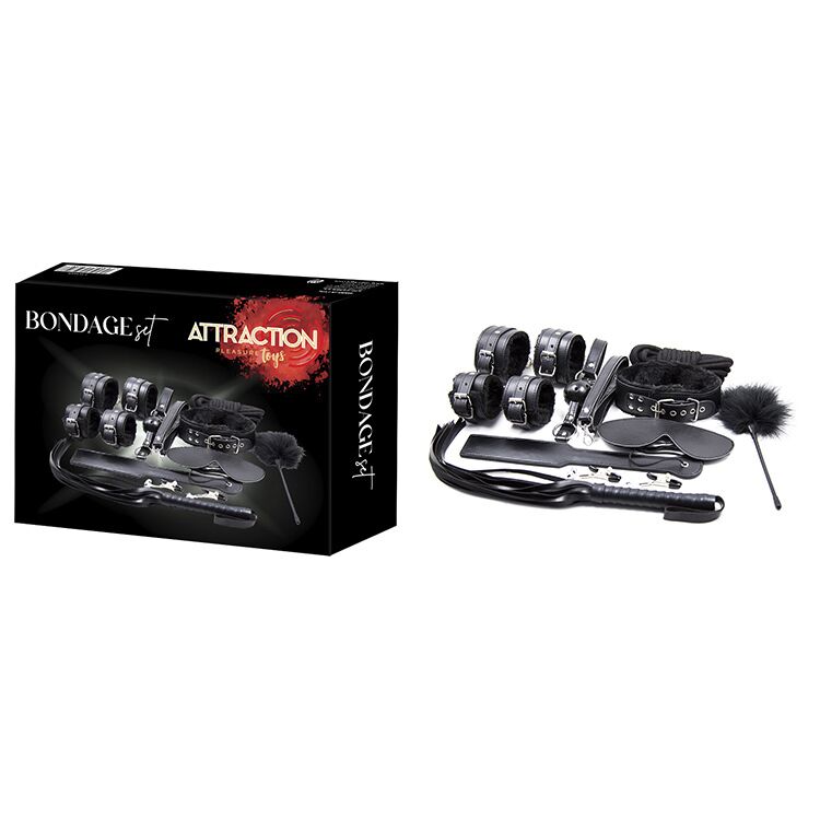 SO6579 Набор для BDSM MAI Bondage Set, 10 элементов, внутренняя плюшевая отделка