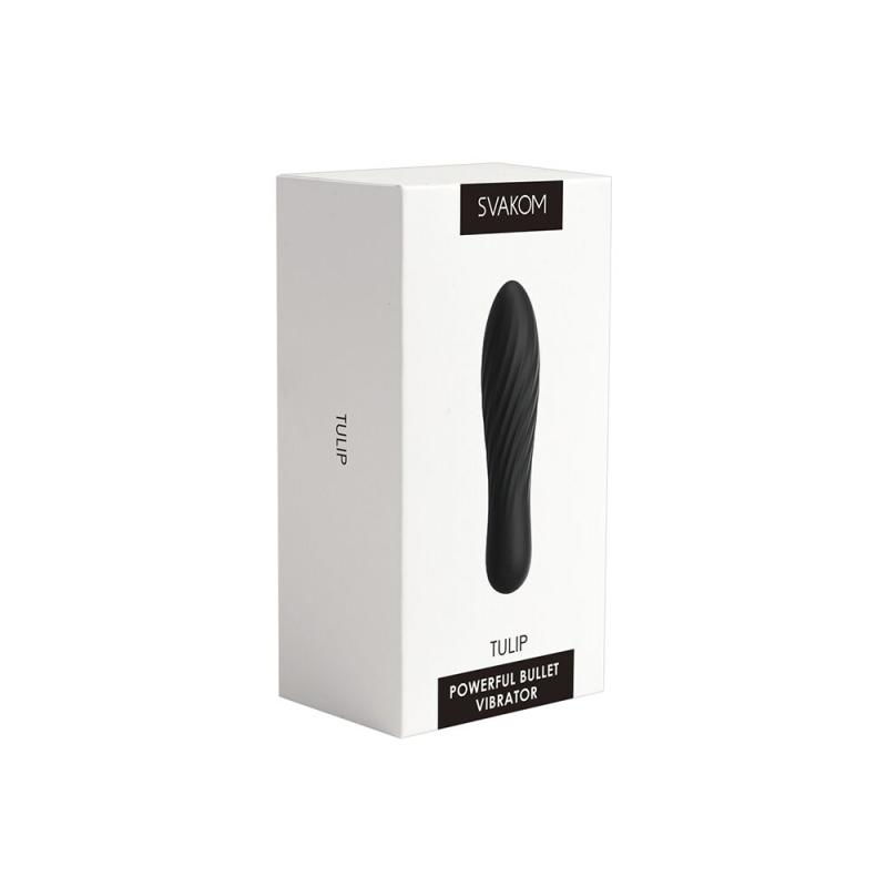SO6034 Мощный мини-вибратор Svakom Tulip Black