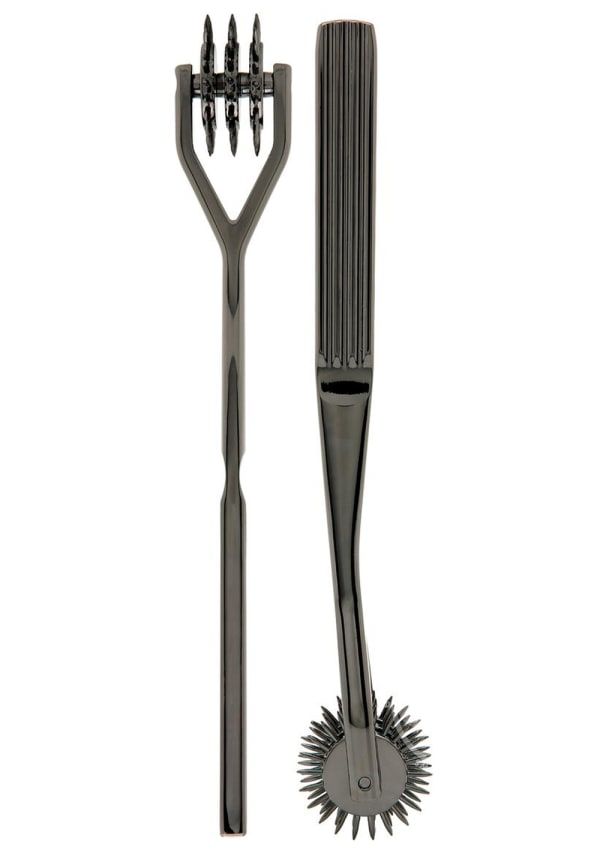 SO4018 Колесо Вартенберга игольчатое на 3 ряда зубцов Doc Johnson Kink- Spike - Solid Metal Pinwheel - 3 Wh