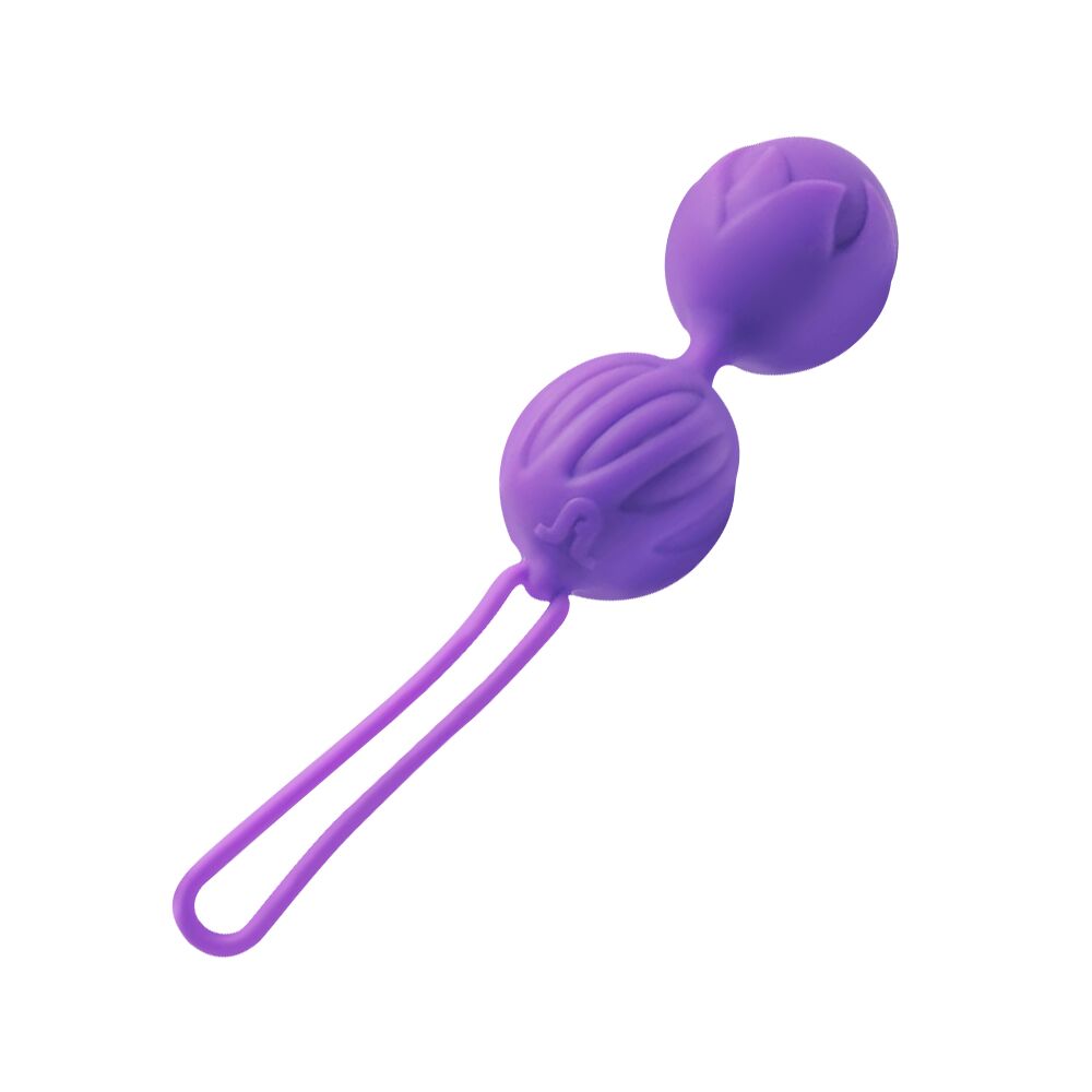 AD40443 Вагинальные шарики Adrien Lastic Geisha Lastic Balls Mini Violet (S), диаметр 3,4см, масса 85г