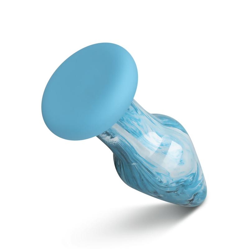 SO8895 Стеклянная анальная пробка Gildo - Ocean Curl Glass Butt plug