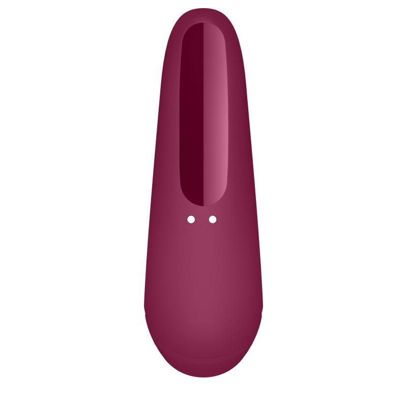 SO3780 Вакуумный клиторальный стимулятор Satisfyer Curvy 1+ Rose Red с управлением через интернет