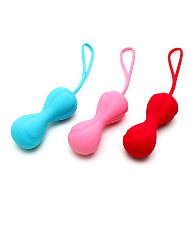 SO2300 Вагинальные шарики Satisfyer Power Balls (3 пары), диаметр 3,4см, масса 60-76-92г, с шариком внутри