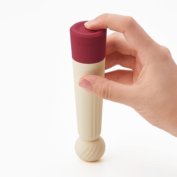 SO3324 Минивибратор IROHA RIN Akane с экстра мягким кончиком, 4 режима работы, на батарейках