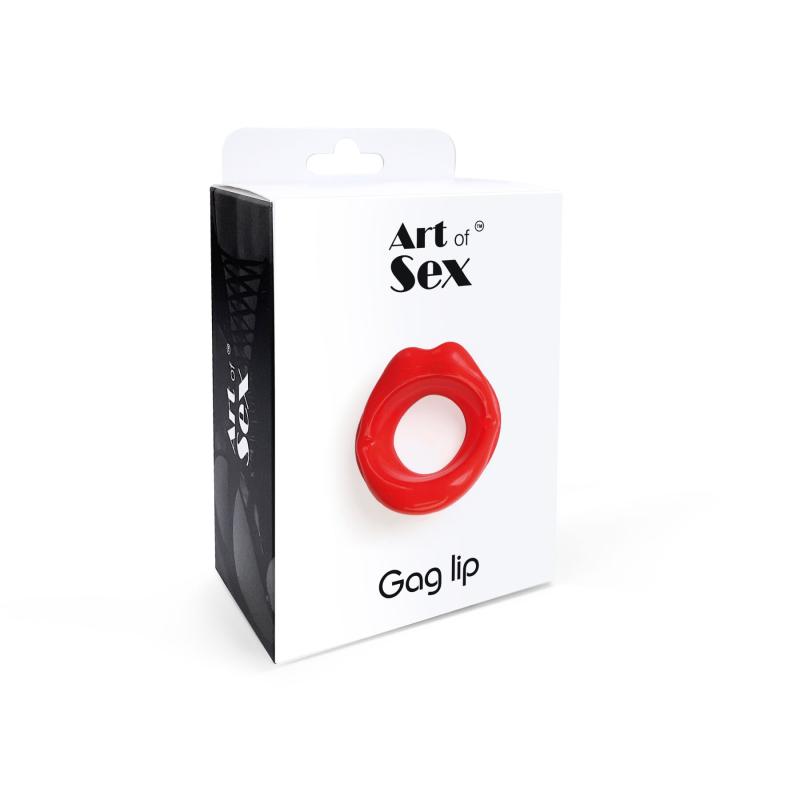 SO6702 Кляп в форме губ Art of Sex - Gag lip, Розовый
