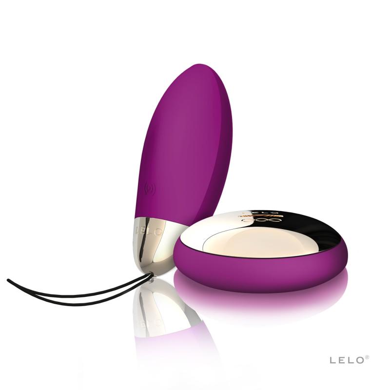 SO8686 Виброяйцо LELO Lyla 2 Deep Rose, водонепроницаемое, пульт ДУ с вибрацией, технология SenseMotion