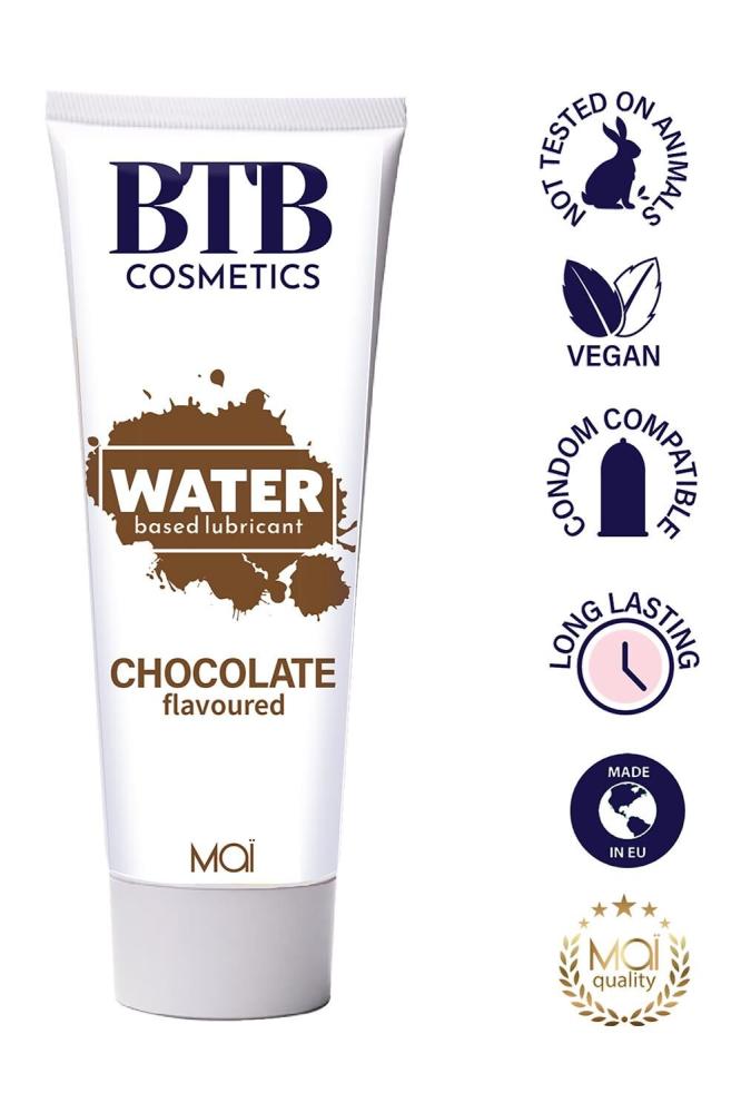 SO7534 Смазка на водной основе BTB FLAVORED CHOCOLAT с ароматом шоколада (100 мл)