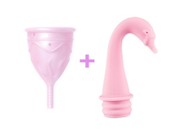 FM531 Менструальная чаша Femintimate Eve Cup размер S с переносным душем, диаметр 3,2см