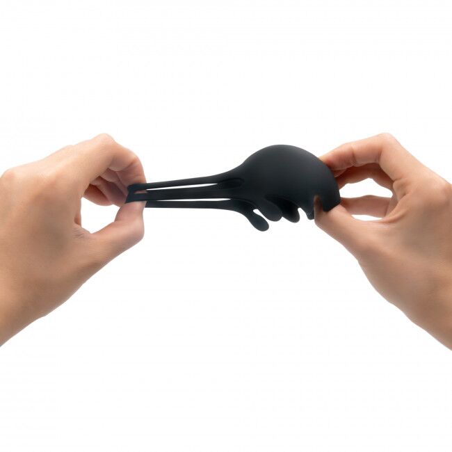 SO4870 Ерекційне кільце з вібрацією і стимуляцією мошонки Dorcel FUN BAG, перезаряджуване