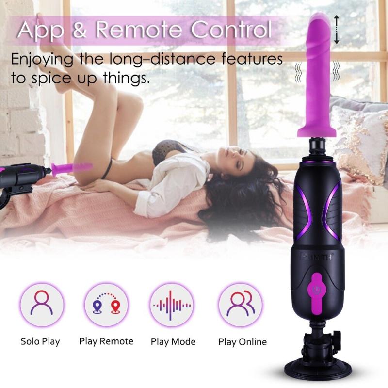 SO6196 Высокомобильная смарт секс-машина Hismith Pro Travel APP с фаллоимитатором, присоска, пульт ДУ