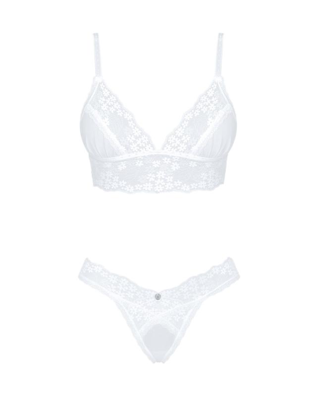 SO8172 Эротический комплект Obsessive Heavenlly 2-pcs set XS/S, бюстгальтер и танга