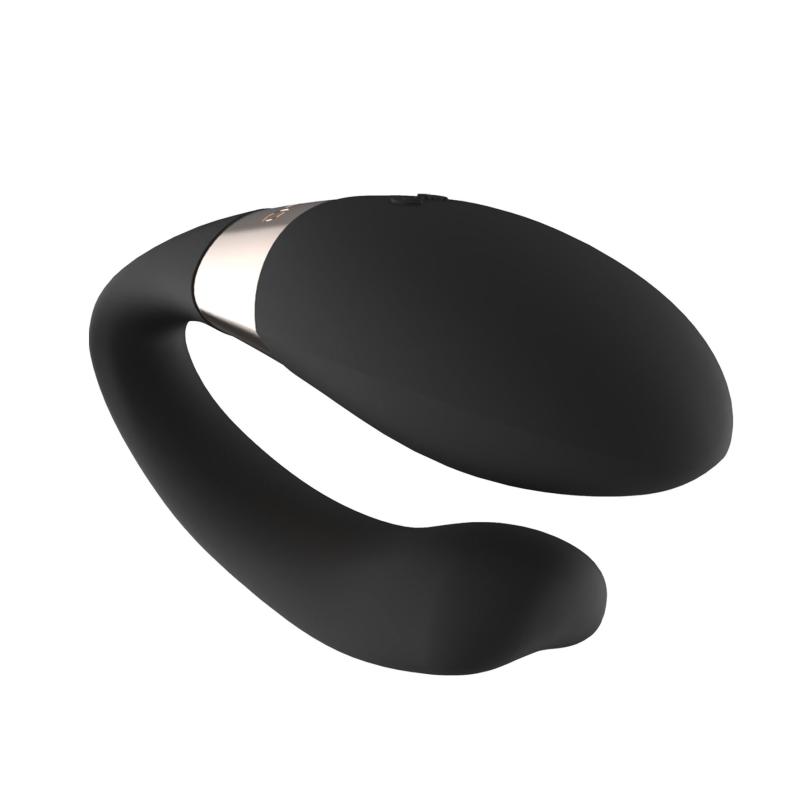 SO8117 Вибратор для пар LELO Tiani Duo Black, 2 мотора, пульт ДУ