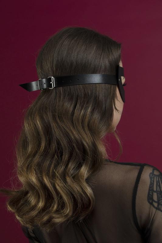 SO3418 Маска на лицо Feral Feelings - Mistery Mask, натуральная кожа, черная