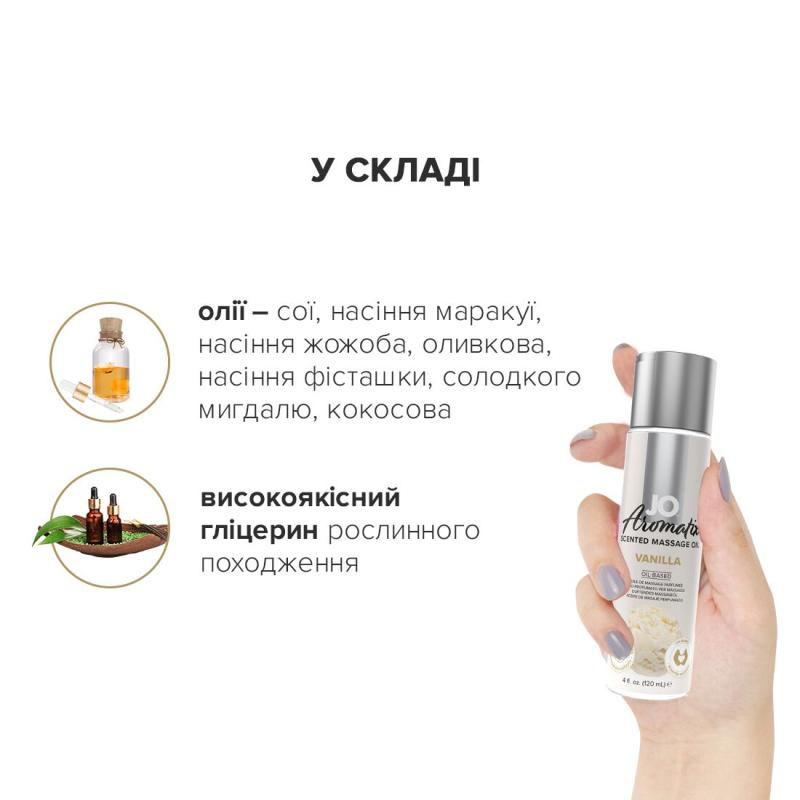SO6769 Натуральное массажное масло System JO Aromatix — Massage Oil — Vanilla 120 мл