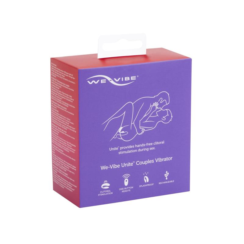 SO6936 Недорогой вибратор для пар We-Vibe Unite Purple, однокнопочный пульт ДУ