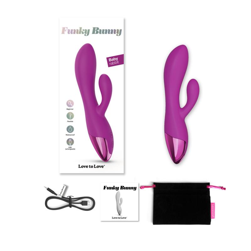 SO8682 Вибратор-кролик Love To Love FUNKY BUNNY - SWEET ORCHID