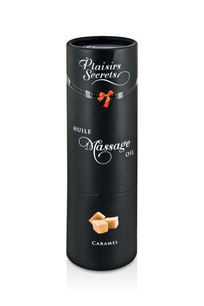 SO1837 Масажна олія Plaisirs Secrets Caramel (59 мл) з афродизіаками, їстівна, подарункове паковання