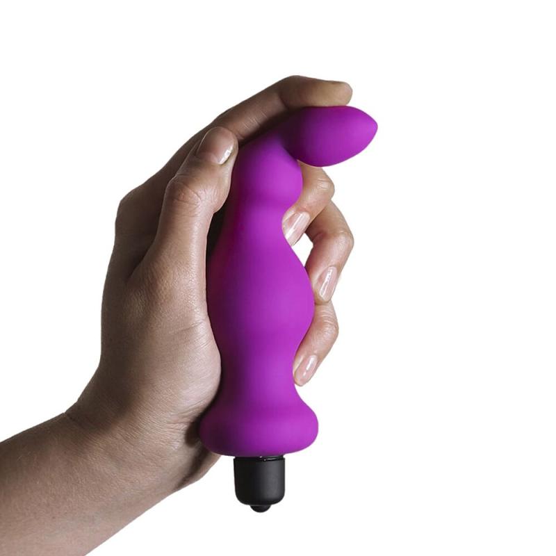 AD20293 Анальная пробка с вибрацией Adrien Lastic Bullet Amuse Purple, макс. диаметр 3,9см