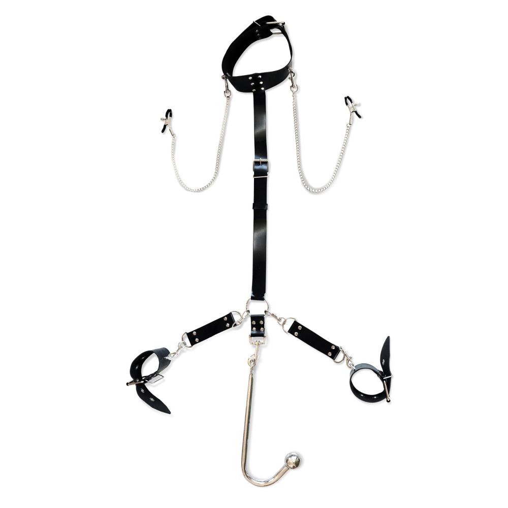 SO8507 Бондажный набор с металлическим анальным крюком №2 Art of Sex Beatrice Bondage set with anal hook №2