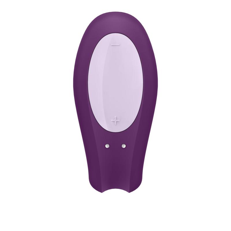 SO3899 Смарт-вібратор для пар Satisfyer Double Joy Violet із широким кліторальним стимулятором
