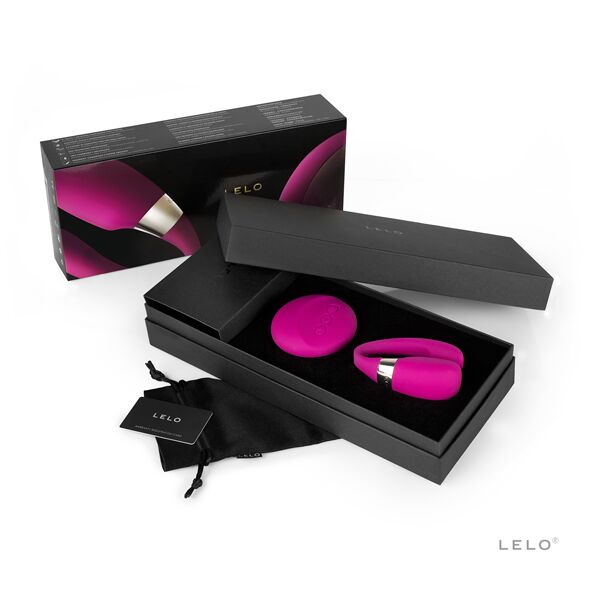 SO8115 Вибратор для пар LELO Tiani 3 Cerise, 2 мотора, пульт ДУ