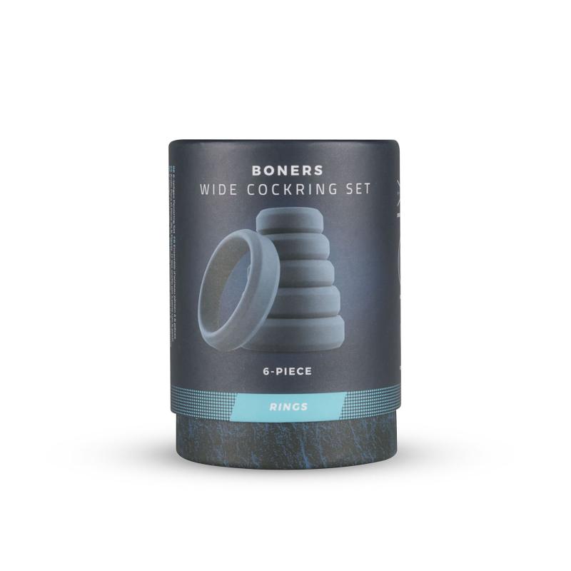 SO8847 Набор эрекционных колец Boners 6-Piece Cock Ring Set