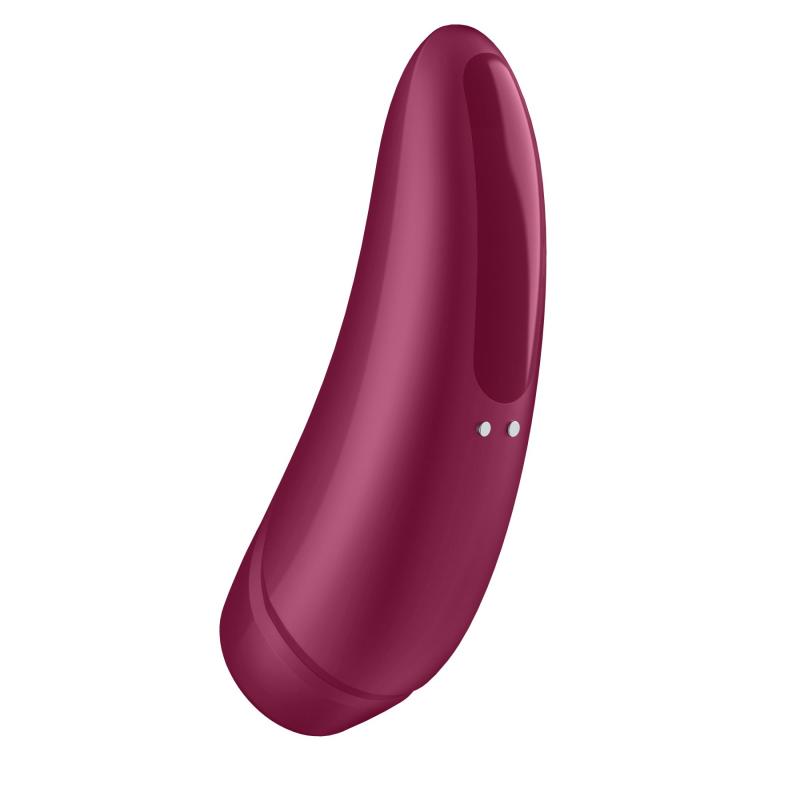 SO3780 Вакуумный клиторальный стимулятор Satisfyer Curvy 1+ Rose Red с управлением через интернет